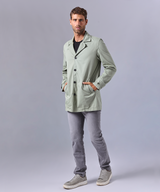TRENCH COAT CORTO VERDE OLIVO OI24