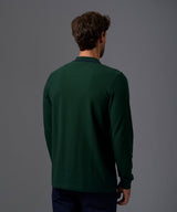 POLO MANGA LARGA PIQUE CUELLO RECTILINEO OI26