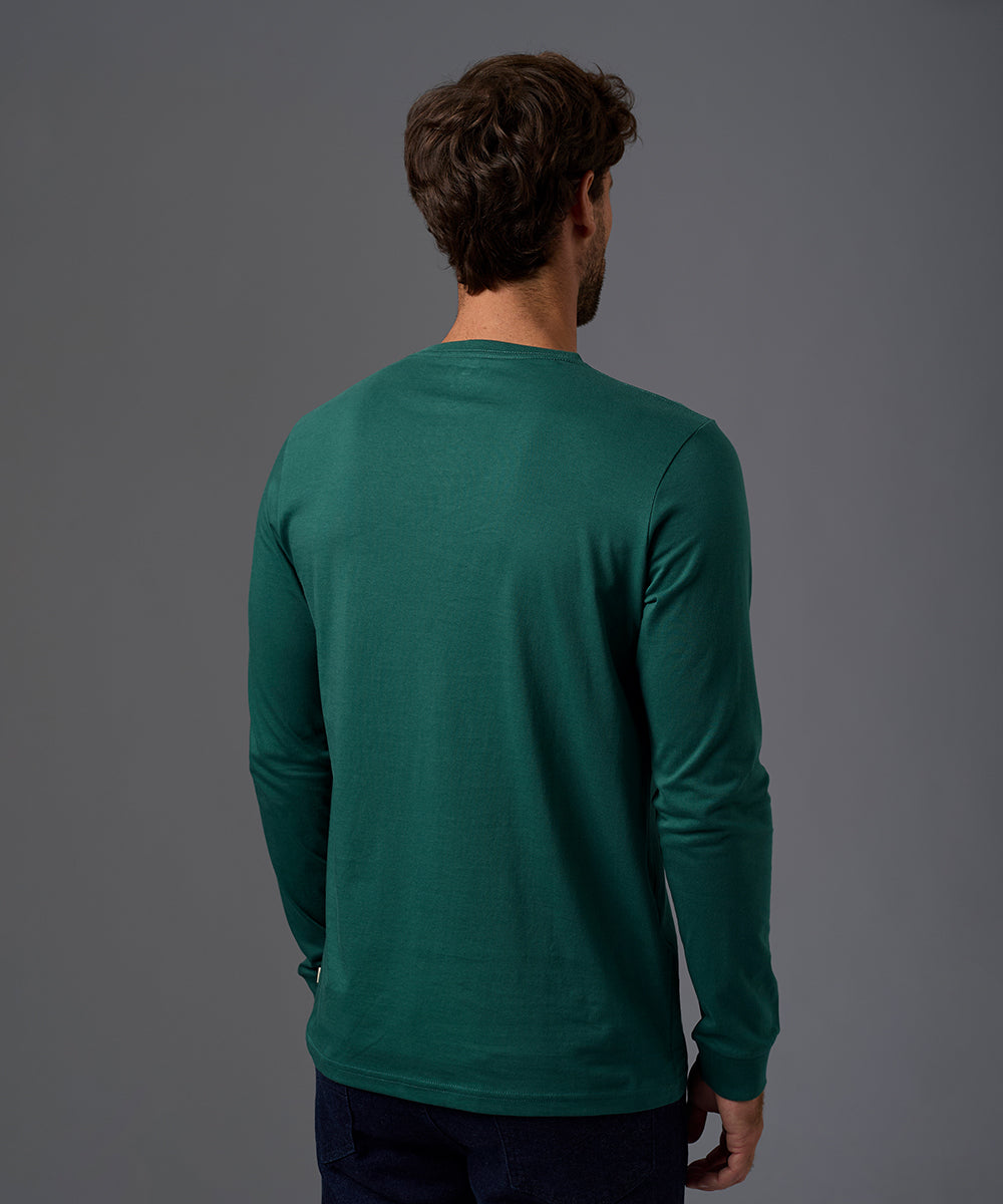 POLO MANGA LARGA JERSEY HENLEY OI26