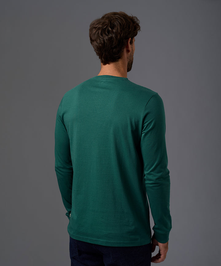 POLO MANGA LARGA JERSEY HENLEY OI26