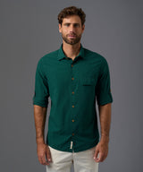 CAMISA MANGA LARGA SEERSUCKER CUELLO SPREAD CLASSIC FIT OI26