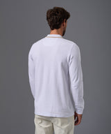 POLO MANGA LARGA PIQUE CUELLO RECTILINEO OI26