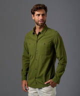 CAMISA MANGA LARGA TAFETA DOBLE BOLSILLO CLASSIC FIT OI26