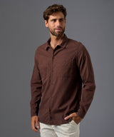 CAMISA MANGA LARGA TAFETA DOBLE BOLSILLO CLASSIC FIT OI26
