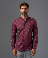 CAMISA MANGA LARGA ROLL UP MICRO BUTTON DOWN  SLIM FIT OI26