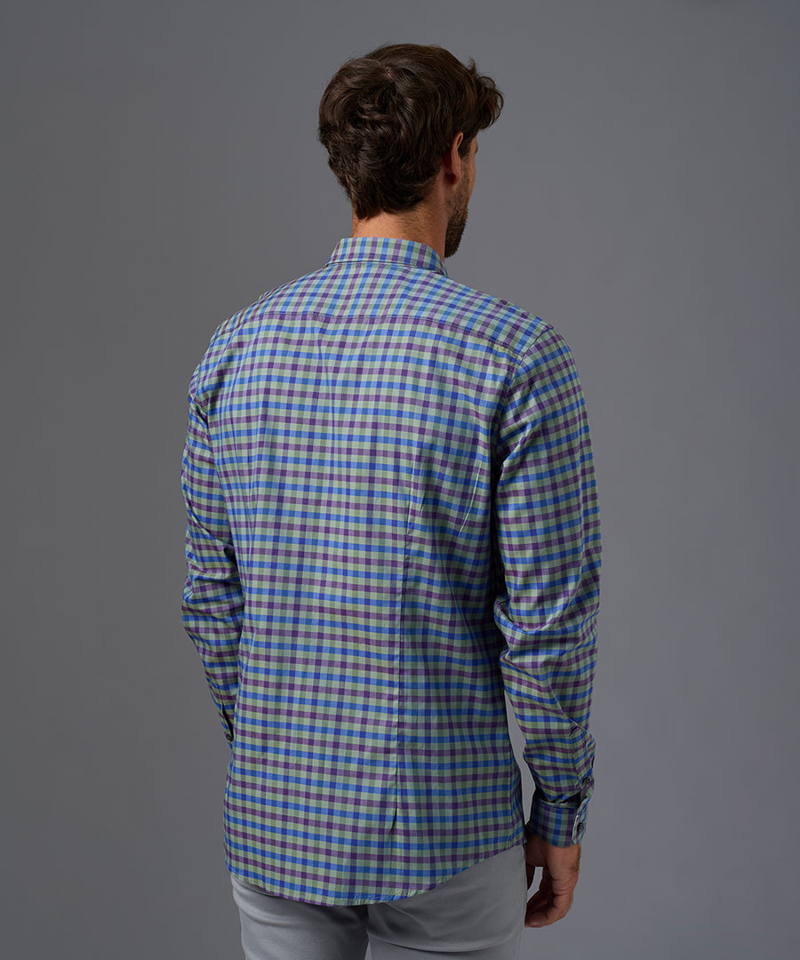 CAMISA MANGA LARGA CUELLO SPREAD SLIM FIT OI26