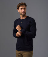 POLO MANGA LARGA JERSEY HENLEY OI26
