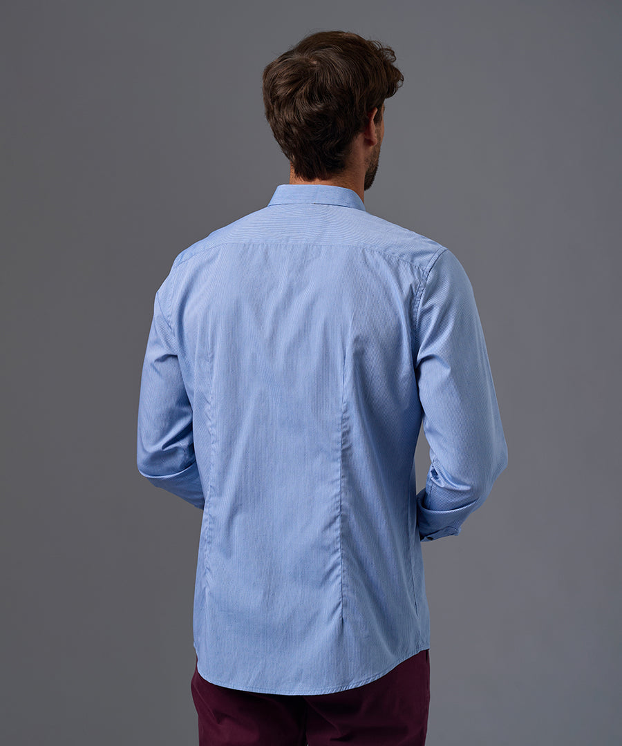 CAMISA MANGA LARGA CUELLO SPREAD SLIM FIT OI26