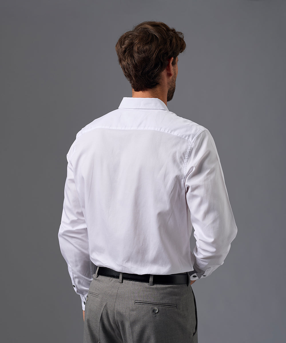 CAMISA MANGA LARGA PECHERA OJAL CLASSIC FIT OI26