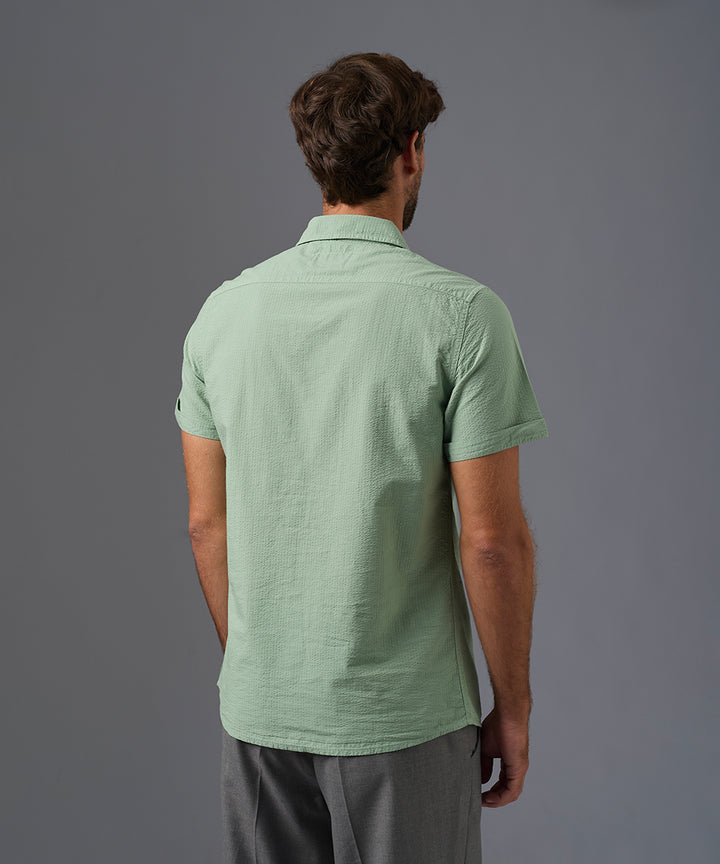 CAMISA MANGA CORTA PECHERA OJAL CLASSIC FIT OI26