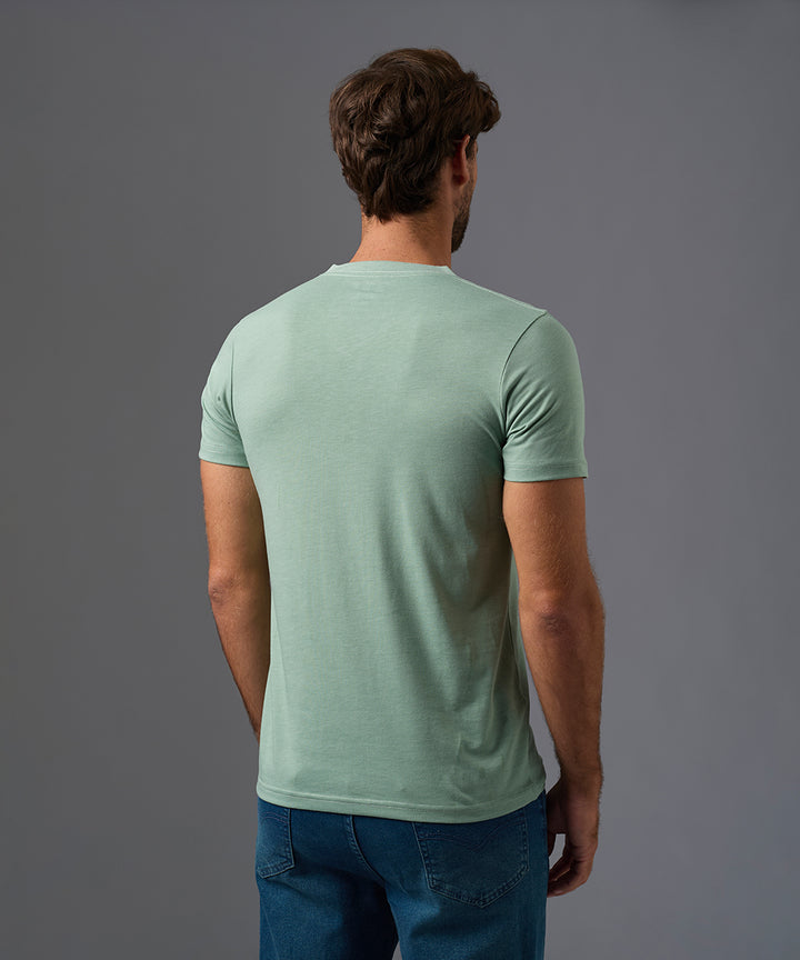 POLO MANGA CORTA JERSEY BASICO CUELLO V OI26