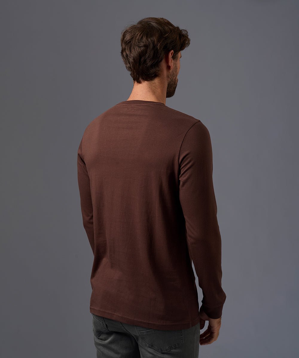 POLO MANGA LARGA JERSEY HENLEY OI26