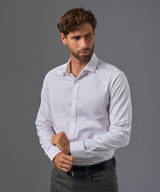 CAMISA DE VESTIR MANGA LARGA ALGODÓN CUELLO SPREAD