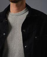 CASACA DENIM SOBRETEÑIDO OI26