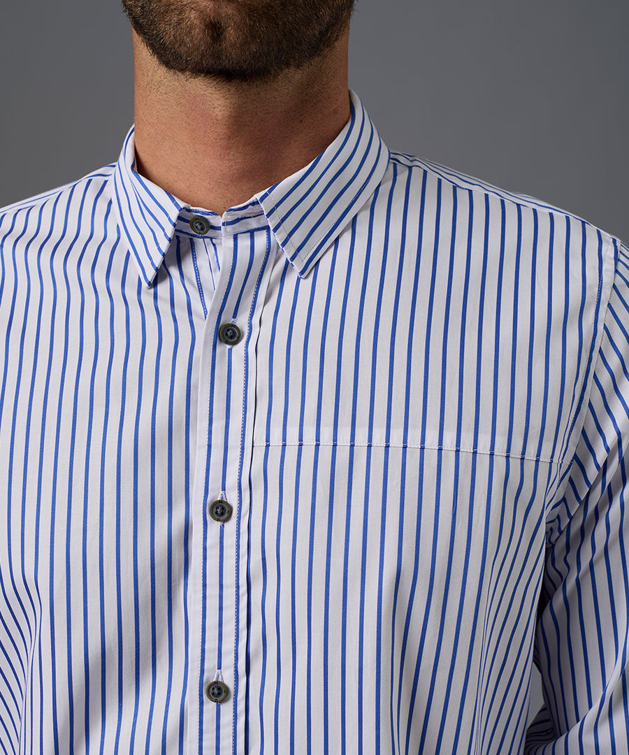 CAMISA MANGA LARGA CUELLO BUTTON DOWN OCULTO CLASSIC FIT OI26