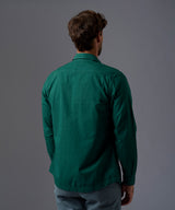 CAMISA MANGA LARGA CASUAL TAFETA CON CIERRE  CLASSIC FIT OI26