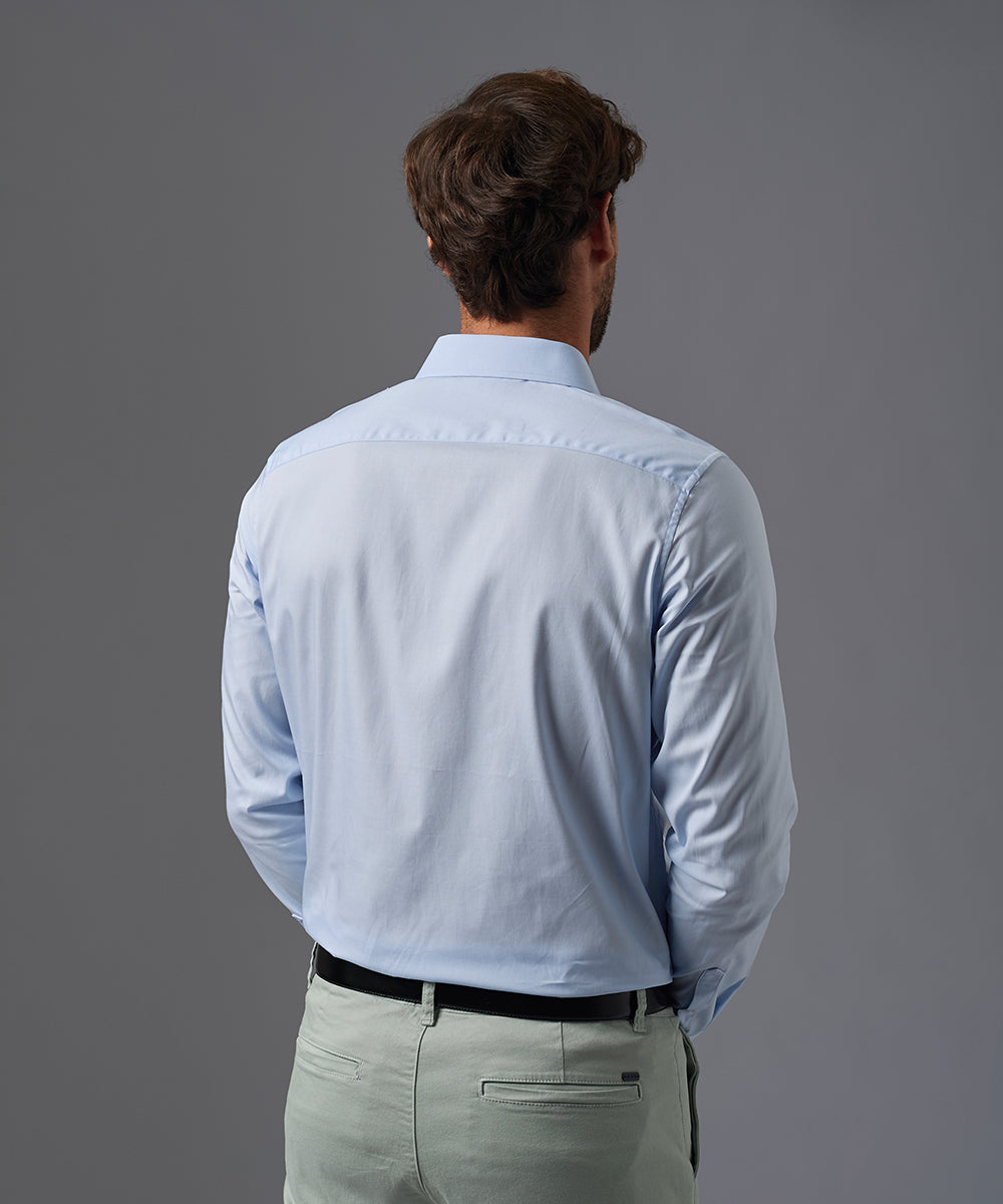 CAMISA DE VESTIR MANGA LARGA ALGODÓN CUELLO SPREAD
