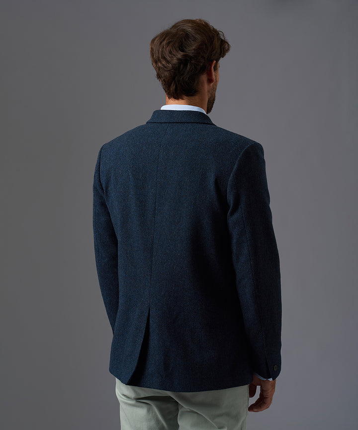 BLAZER LANA CUELLO DESESTRUCTURADO BOTONES OCULTOS OI26
