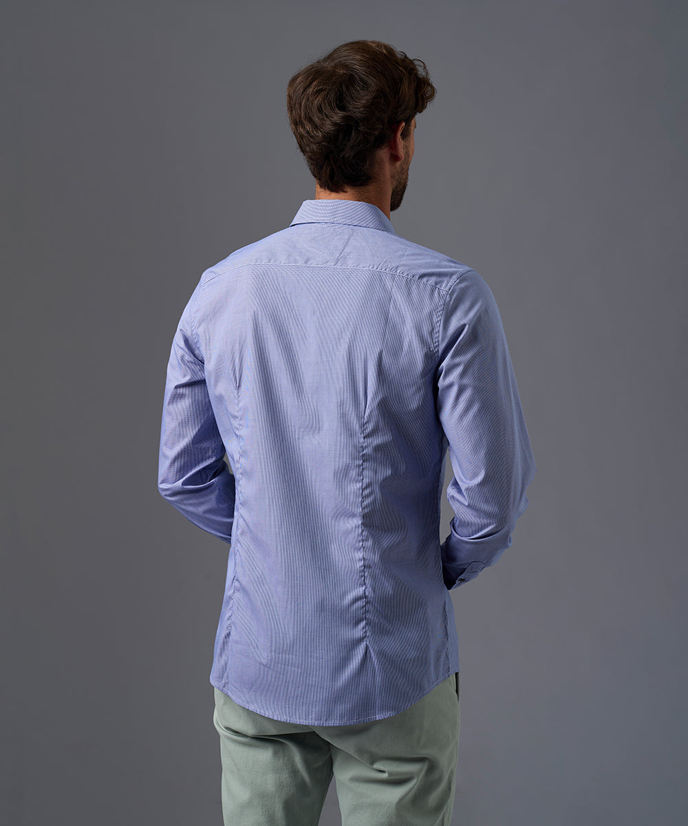 CAMISA MANGA LARGA PECHERA OJAL SLIM FIT OI26