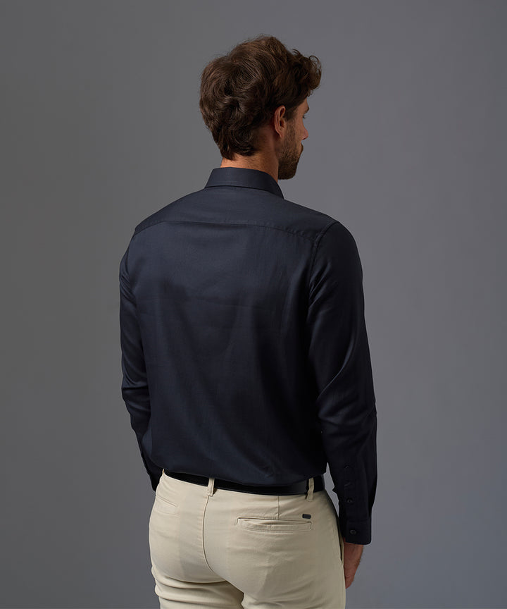 CAMISA DE VESTIR MANGA LARGA ALGODÓN CUELLO BUTTON DOWN