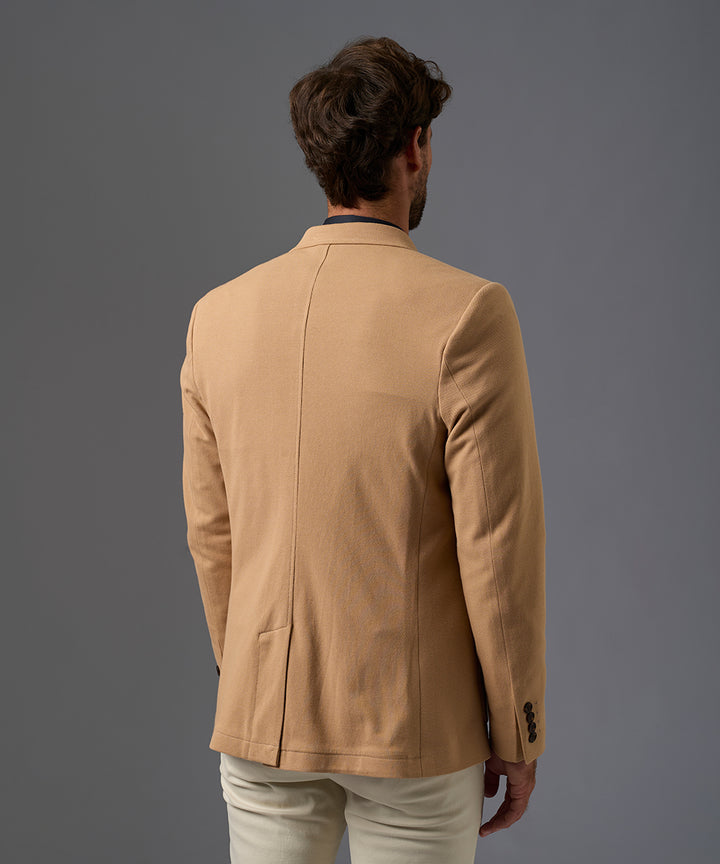 BLAZER PIQUE DOBLE BOLSILLO PARCHE OI26