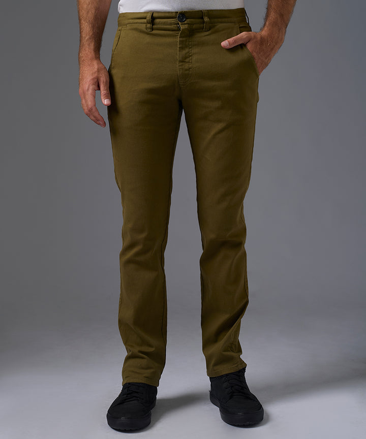 PANTALON DRILL FLAT FRONT SLIM FIT OI26