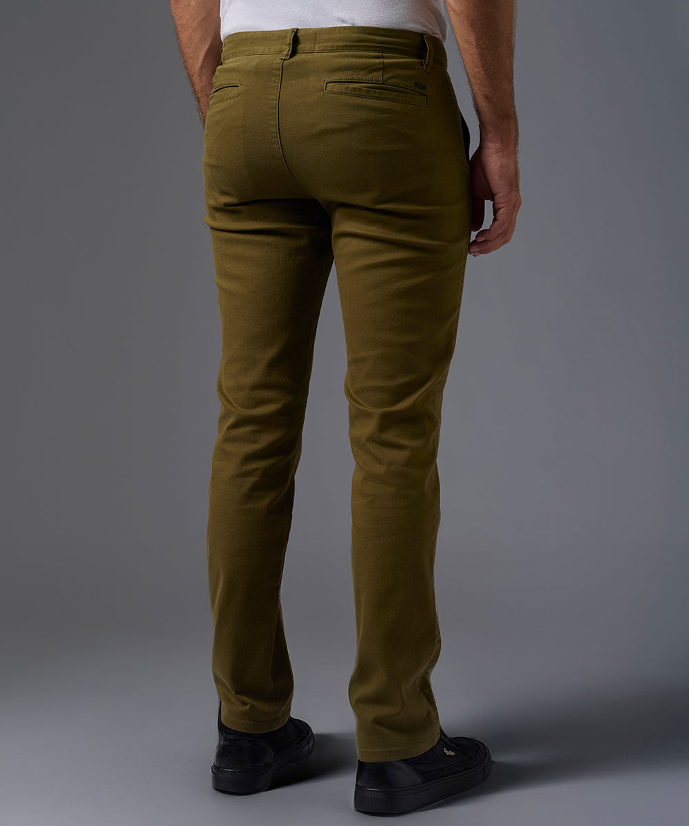 PANTALON DRILL FLAT FRONT SLIM FIT OI26