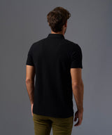 POLO MANGA CORTA PIQUE CUELLO BOX BORDADO OI26