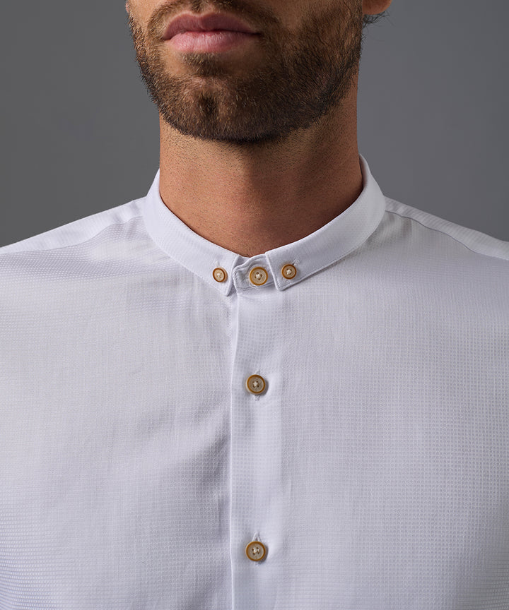 CAMISA MANGA LARGA ROLL UP MICRO BUTTON DOWN CLASSIC FIT OI26