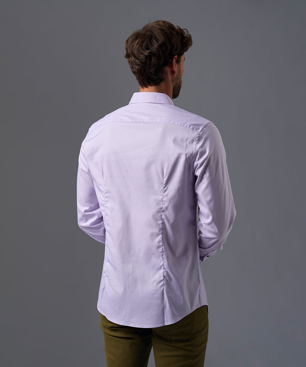 CAMISA MANGA LARGA PECHERA OJAL SLIM FIT OI26