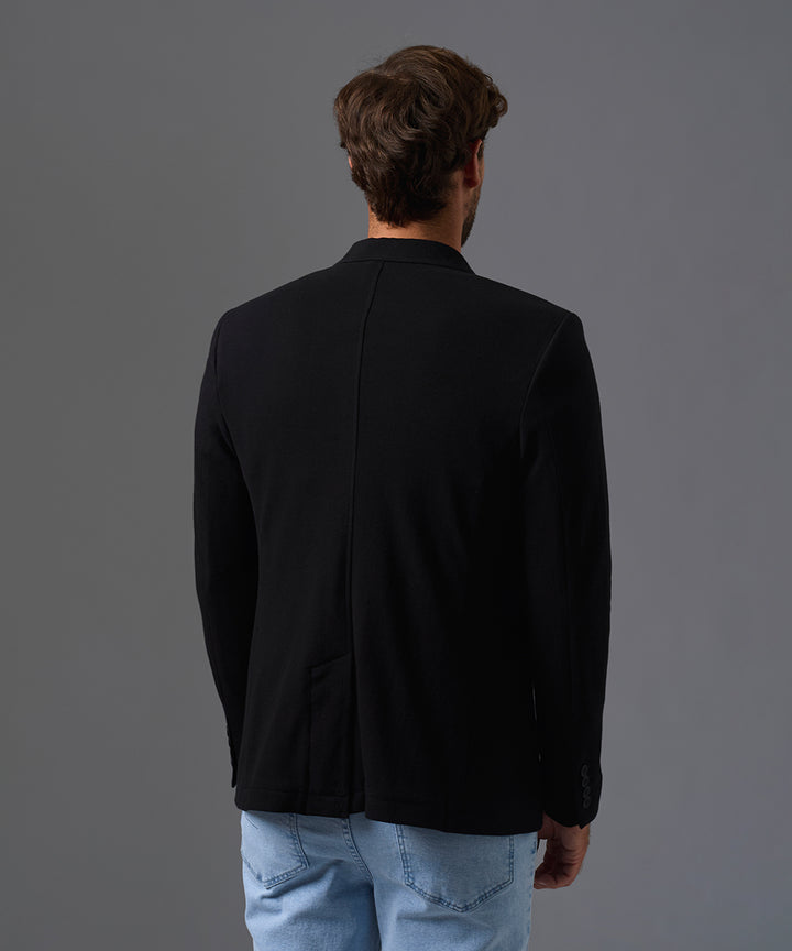 BLAZER PIQUE DOBLE BOLSILLO PARCHE OI26