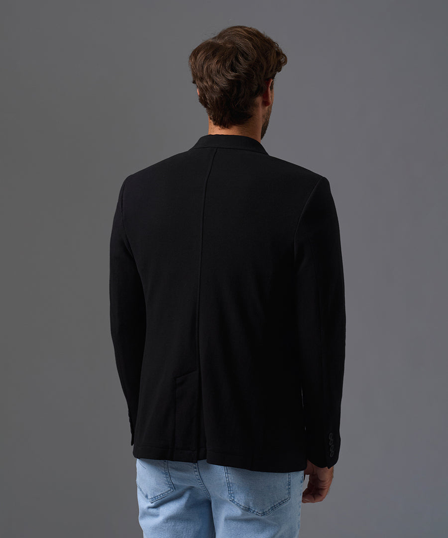 BLAZER PIQUE DOBLE BOLSILLO PARCHE OI26