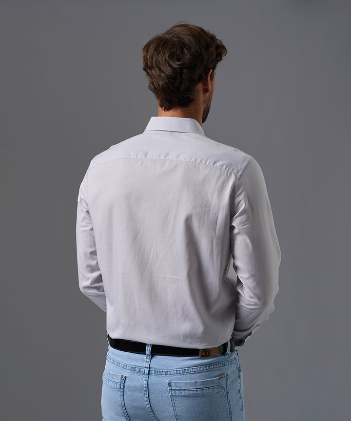 CAMISA DE VESTIR MANGA LARGA ALGODÓN CUELLO BUTTON DOWN