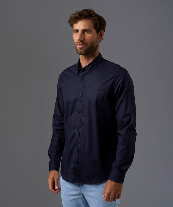 CAMISA MANGA LARGA CUELLO BUTTON DOWN OCULTO CLASSIC FIT OI26