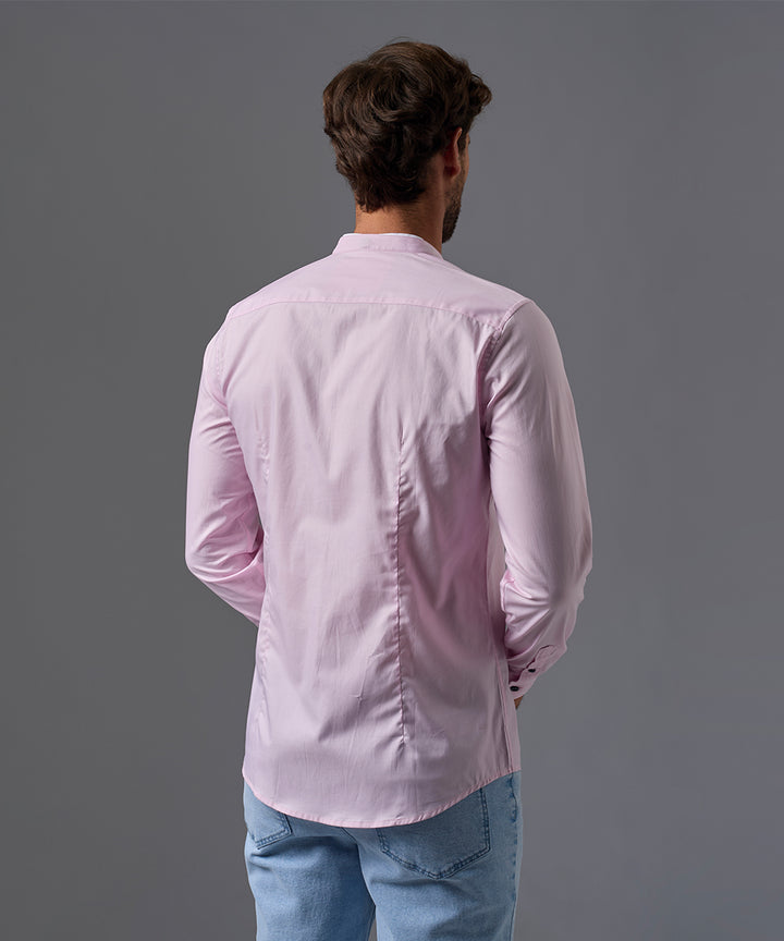 CAMISA MANGA LARGA CUELLO NERU DESMONTABLE SLIM FIT OI26