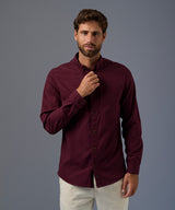 Camisa Tafeta con Bolsillos Slim Fit