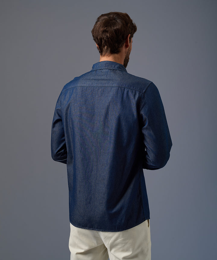 Camisa de Jean Doble Bolsillo Classic Fit