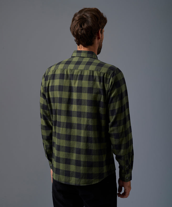 Camisa Franela Button Down Classic Fit