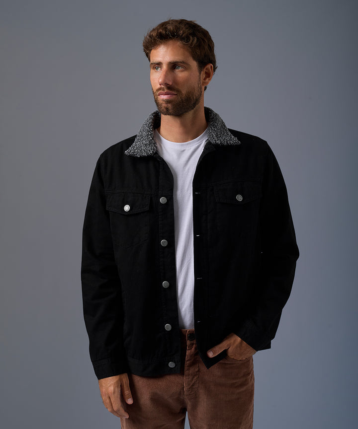 Casaca de Jean con Sherpa