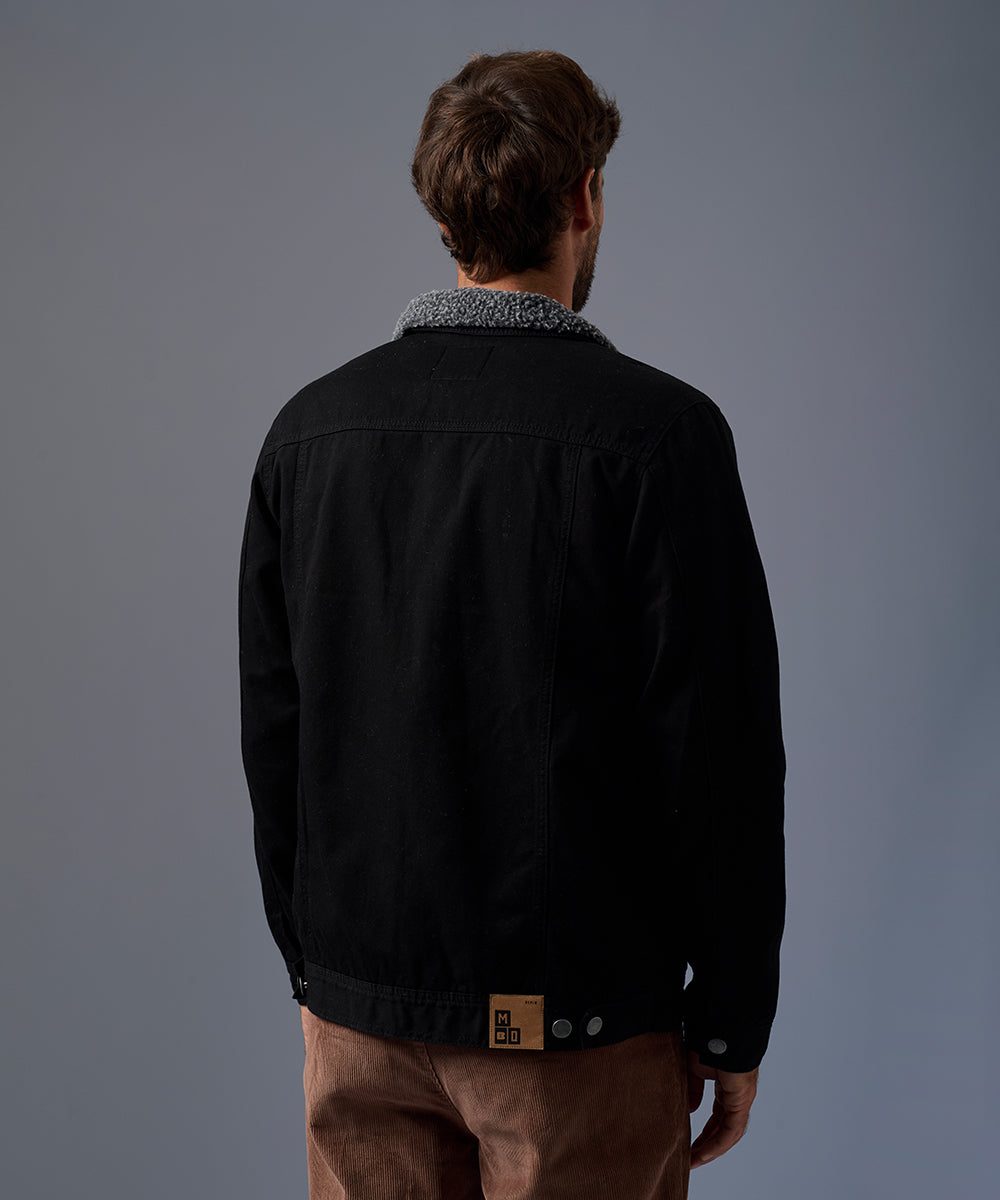 Casaca de Jean con Sherpa