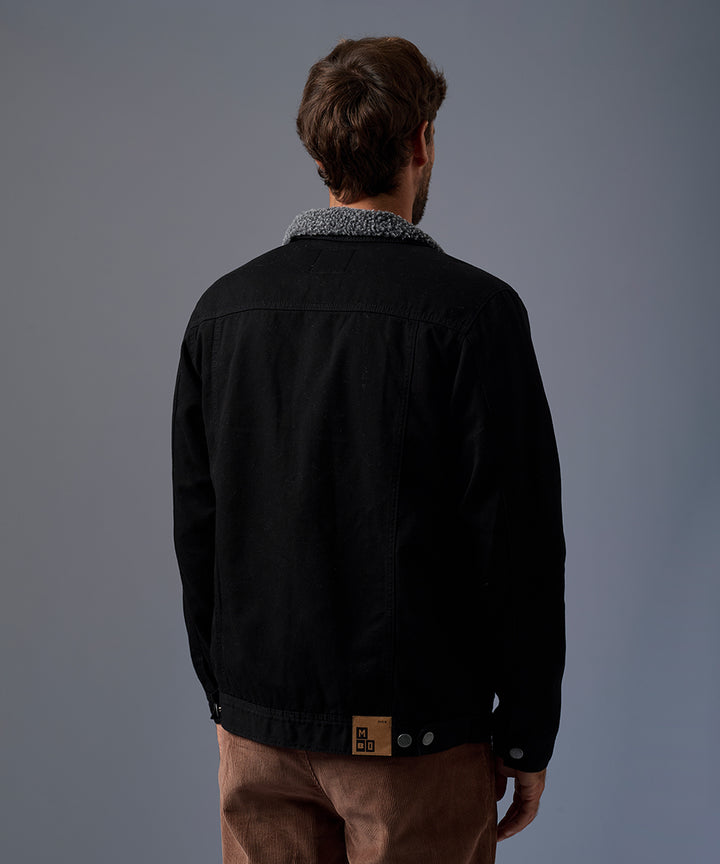 Casaca de Jean con Sherpa