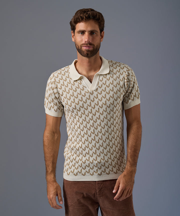 Polo PET Jacquard