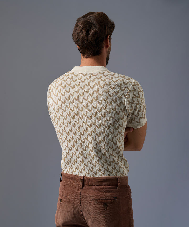 Polo PET Jacquard