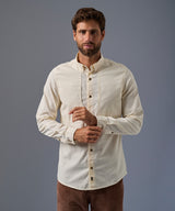 Camisa Tafeta con Bolsillos Slim Fit