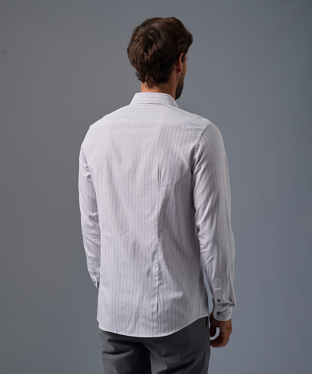 Camisa Pechera Ojal Slim Fit
