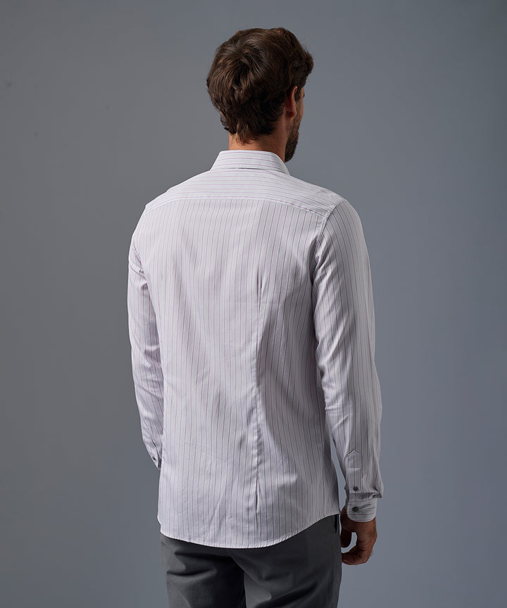 Camisa Pechera Ojal Slim Fit