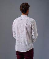 Camisa Roll Up Micro Button Down Classic Fit