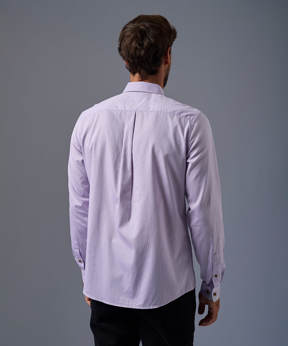 Camisa Dobby Cuello Spread Classic Fit