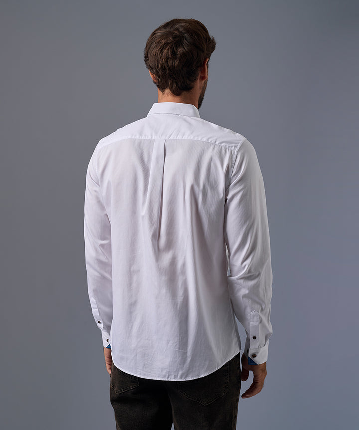 Camisa Dobby Cuello Spread Classic Fit