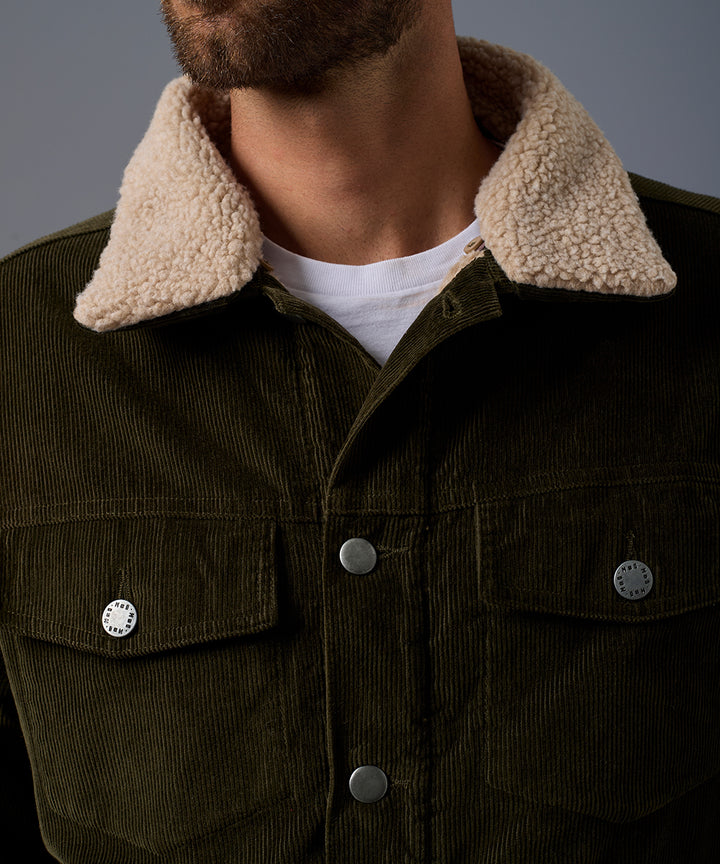 Casaca Corduroy con Sherpa